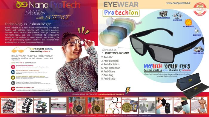 EYE am here to see the world better By Nano ProTech Eyewear